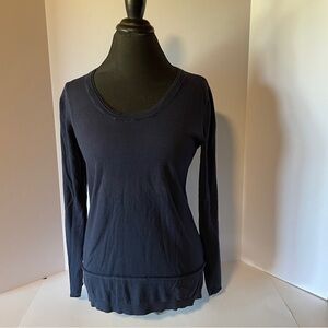 Georges Rech of Paris - woman's navy cotton sweater